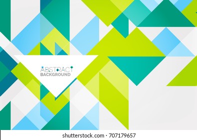 Triangle pattern design background. Vector business or technology presentation template, brochure or flyer pattern, or geometric web banner