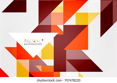 Triangle pattern design background. Vector business or technology presentation template, brochure or flyer pattern, or geometric web banner