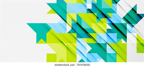 Triangle pattern design background. Vector business or technology presentation template, brochure or flyer pattern, or geometric web banner