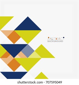 Triangle pattern design background. Vector business or technology presentation template, brochure or flyer pattern, or geometric web banner