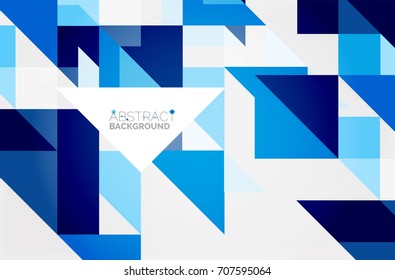 Triangle pattern design background. Vector business or technology presentation template, brochure or flyer pattern, or geometric web banner