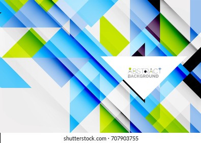 Triangle pattern design background. Vector business or technology presentation template, brochure or flyer pattern, or geometric web banner