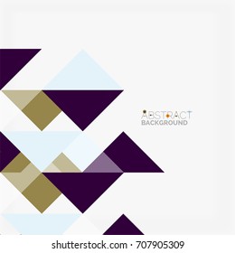 Triangle pattern design background. Vector business or technology presentation template, brochure or flyer pattern, or geometric web banner