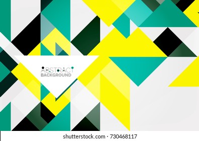 Triangle pattern design background. Vector business or technology presentation template, brochure or flyer pattern, or geometric web banner