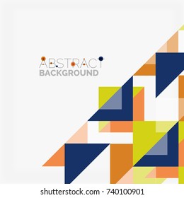 Triangle pattern design background. Vector business or technology presentation template, brochure or flyer pattern, or geometric web banner