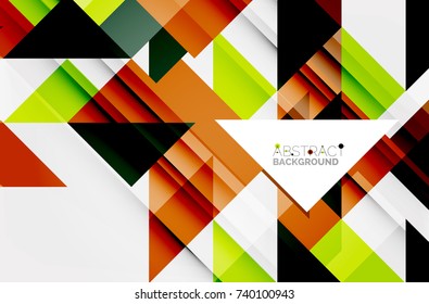 Triangle pattern design background. Vector business or technology presentation template, brochure or flyer pattern, or geometric web banner