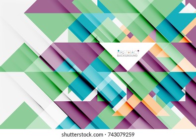 Triangle pattern design background. Vector business or technology presentation template, brochure or flyer pattern, or geometric web banner