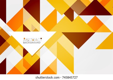 Triangle pattern design background. Vector business or technology presentation template, brochure or flyer pattern, or geometric web banner