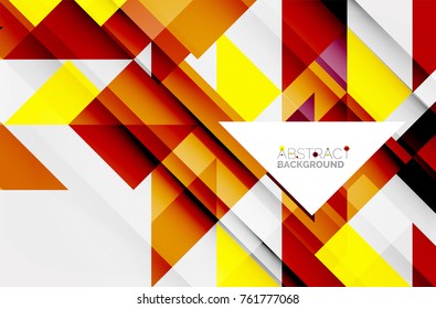 Triangle pattern design background. Vector business or technology presentation template, brochure or flyer pattern, or geometric web banner