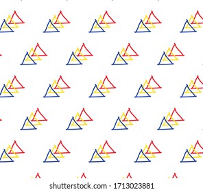 triangle pattern design. this is vector.