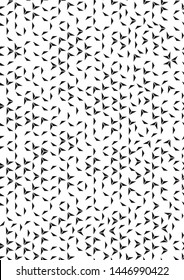 Triangle Pattern Fabric Texture Background Design 