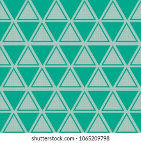 triangle pattern on fabric cloth