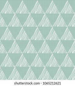 triangle pattern on fabric cloth