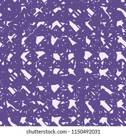 Triangle pattern. Purple geometric seamless texture. Monochrome design print. Mimimal graphic repeating tile. Simple geometry background. Modern abstract linear ornament. 