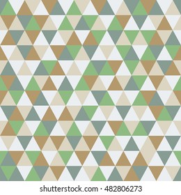 Triangle pattern with retro and fashion concept seamless background, vector illustration