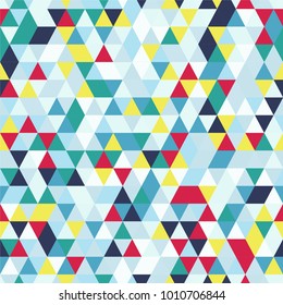 Triangle Pattern Triangle Seamless Background with Triangle Shapes of Different colors.  Textile, Fabric, Paper, Wallpaper Print Template for Business Broshure,
Cover Book. Template for Your Design