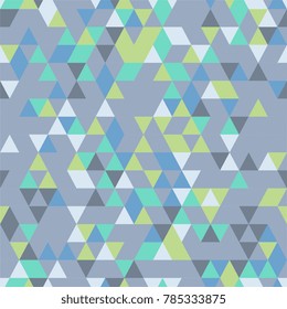 Triangle Pattern Triangle Seamless Background with Triangle Shapes of Different colors.  Textile, Fabric, Paper, Wallpaper Print Template for Business Broshure,
Cover Book. Template for Your Design
