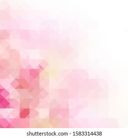 Triangle pattern. Seamless vector background. Blue, gray, white triangles.