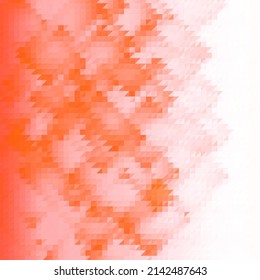 Triangle pattern. Seamless vector background. orange triangles