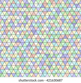 Triangle pattern. Seamless vector background