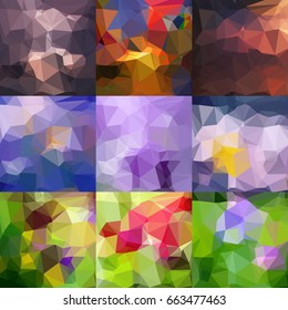 triangle pattern set