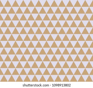 Triangle pattern. Trendy beauty simple many seamless image, illustration. Creative, luxury gradient color style. Print label, banner, book, cover, card, website, wrapper, 3D. Champagne, peach, fallow.
