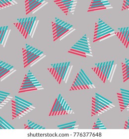 Triangle pattern. Triangular geometric background