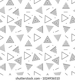 Triangle pattern vector