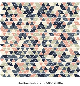 Triangle pattern. Vector background.