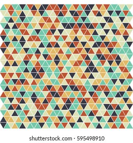 Triangle pattern. Vector background.