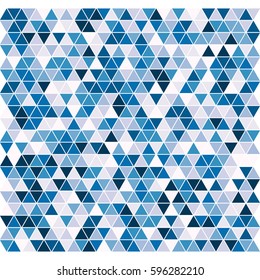 Triangle pattern. Vector background.