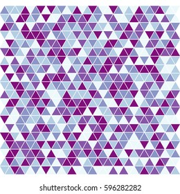 Triangle pattern. Vector background.
