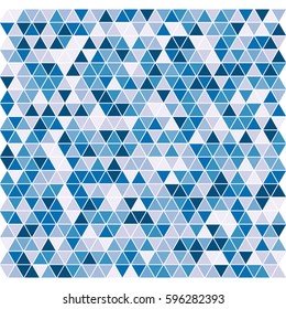 Triangle pattern. Vector background.
