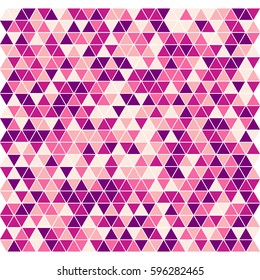 Triangle pattern. Vector background.