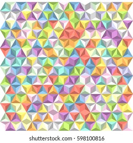 Triangle pattern. Vector background.