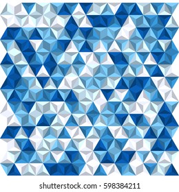 Triangle pattern. Vector background.