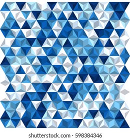 Triangle pattern. Vector background.
