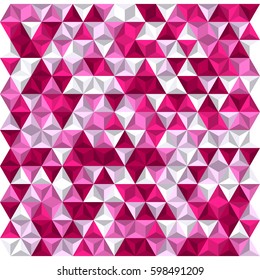 Triangle pattern. Vector background.