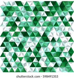 Triangle pattern. Vector background.