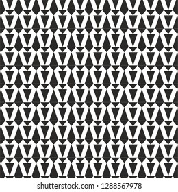 Triangle pattern vector background black monochrome geometric shape repeat design