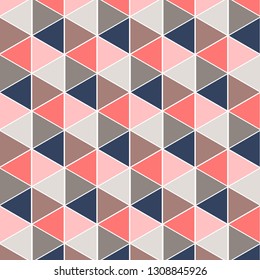 Triangle pattern. Vector background. Geometric abstract texture.