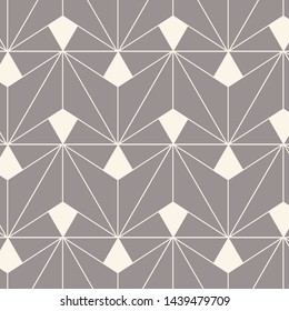 Triangle pattern. Vector background. Geometric abstract texture. Pattern is on swatch panel.