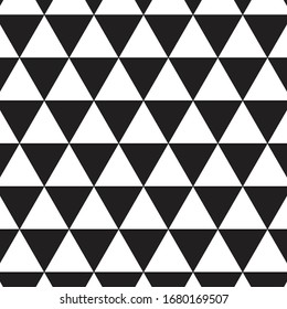 Triangle Pattern. Vector Background. Geometric Abstract Texture.