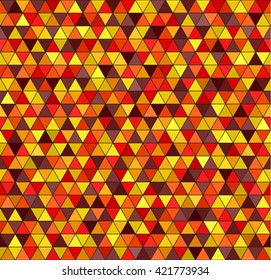 Triangle pattern. Vector seamless background