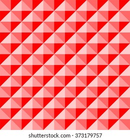 Triangle pattern vector in shades of coral, abstract geometric pattern