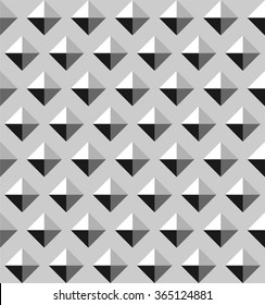 Triangle pattern vector in shades of grey, abstract geometric pattern
