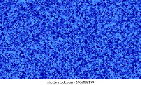 Triangle pattern website background - polygonal abstract blue vector illustration