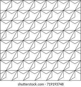 Triangle pattern with white background.