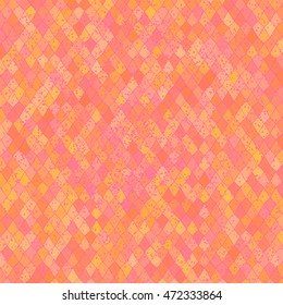 Triangle pattern.design concept. EPS10 Print. geometric pattern.iridescent card, vector. turquoise.light orange fashion background.solar wallpaper.ornament for textiles