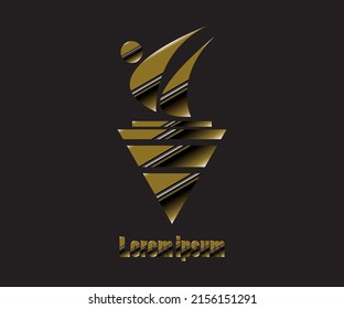 Triangle People logo symbol design illustration inspiration